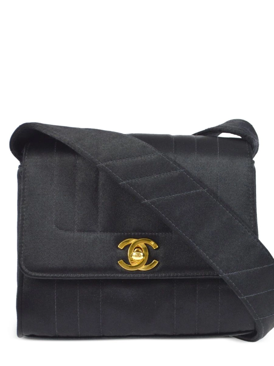 Affordable HOT SALE Mademoiselle CHANEL bag 1992 Women crossbody quilted 0424